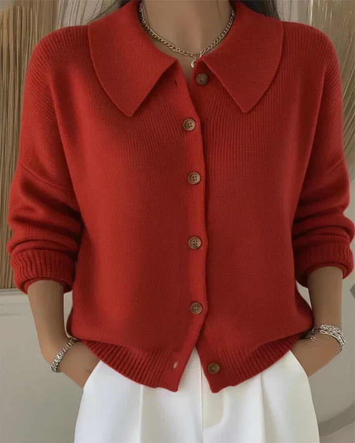 Velia | Cardigan à col Claudine