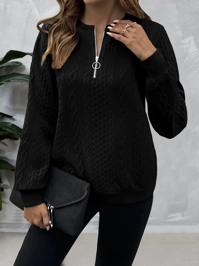 Zoe - Pull zippé élégant pour confort et style