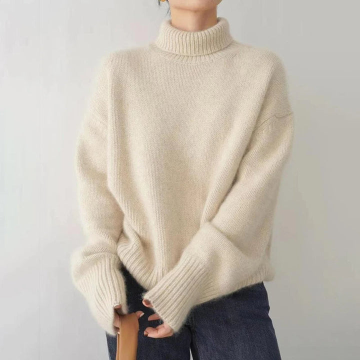 Avery - Pull Col Roulé Doux et Confortable