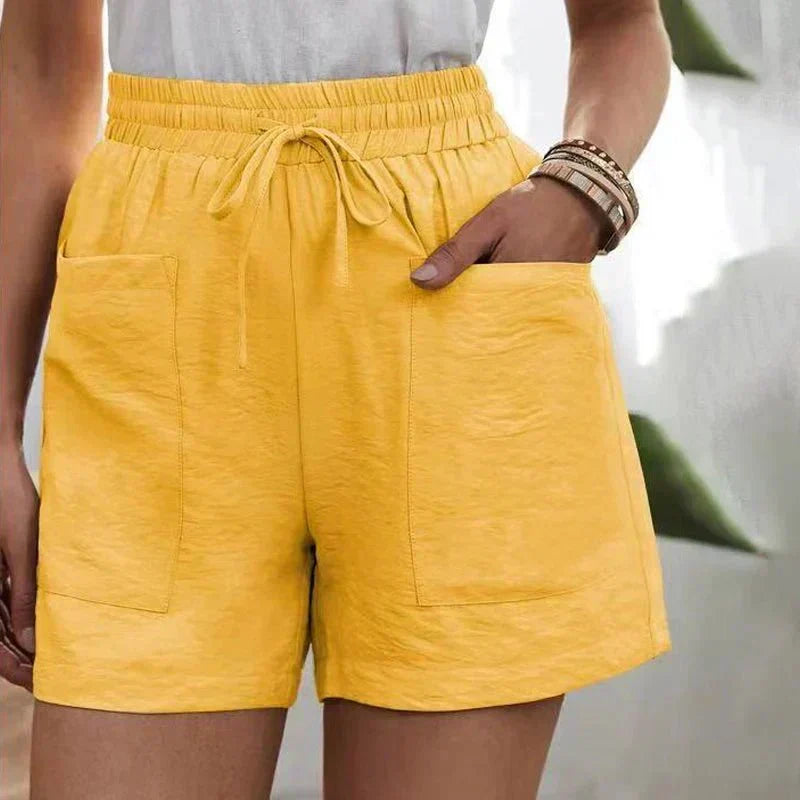 Alani | Shorts en Lin Mélangé Sans Effort
