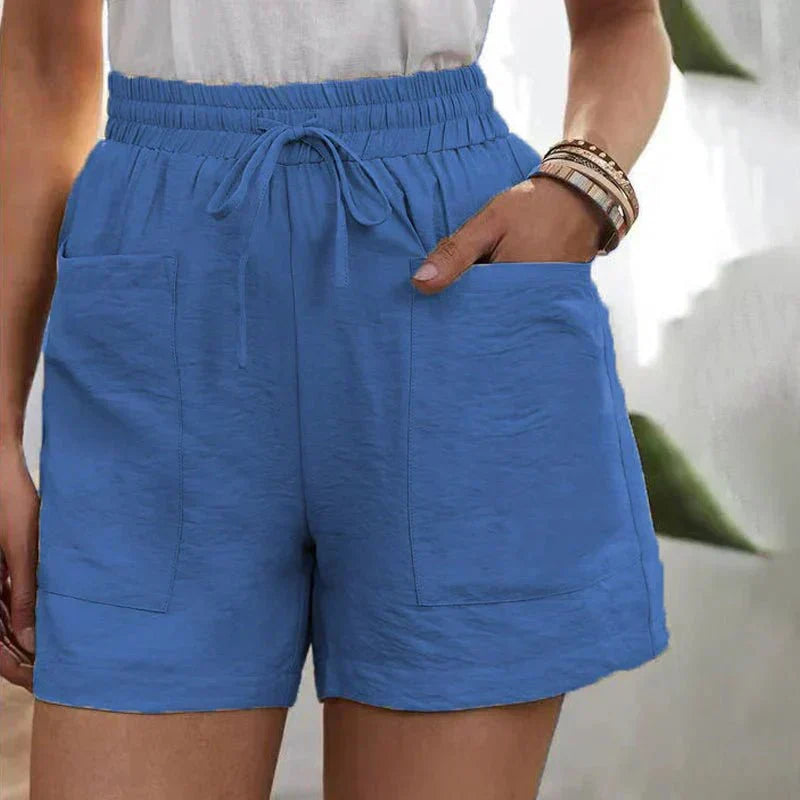 Alani | Shorts en Lin Mélangé Sans Effort