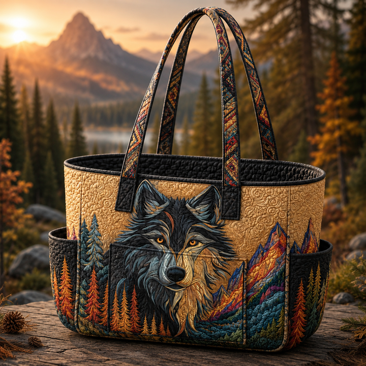 Olivia | Sac cabas matelassé au loup