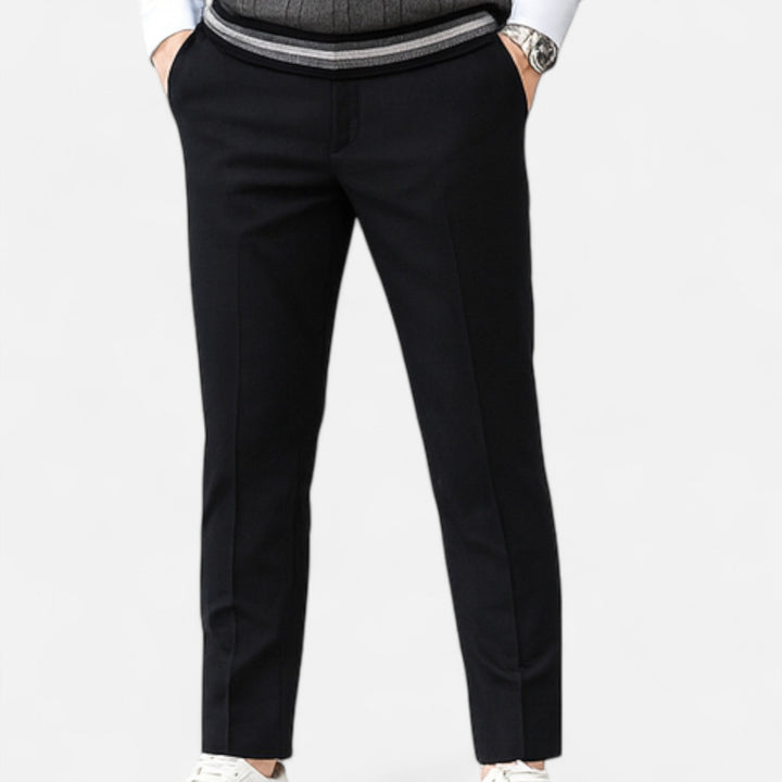 Men’s Slim-Fit Trousers – Refined Business Elegance