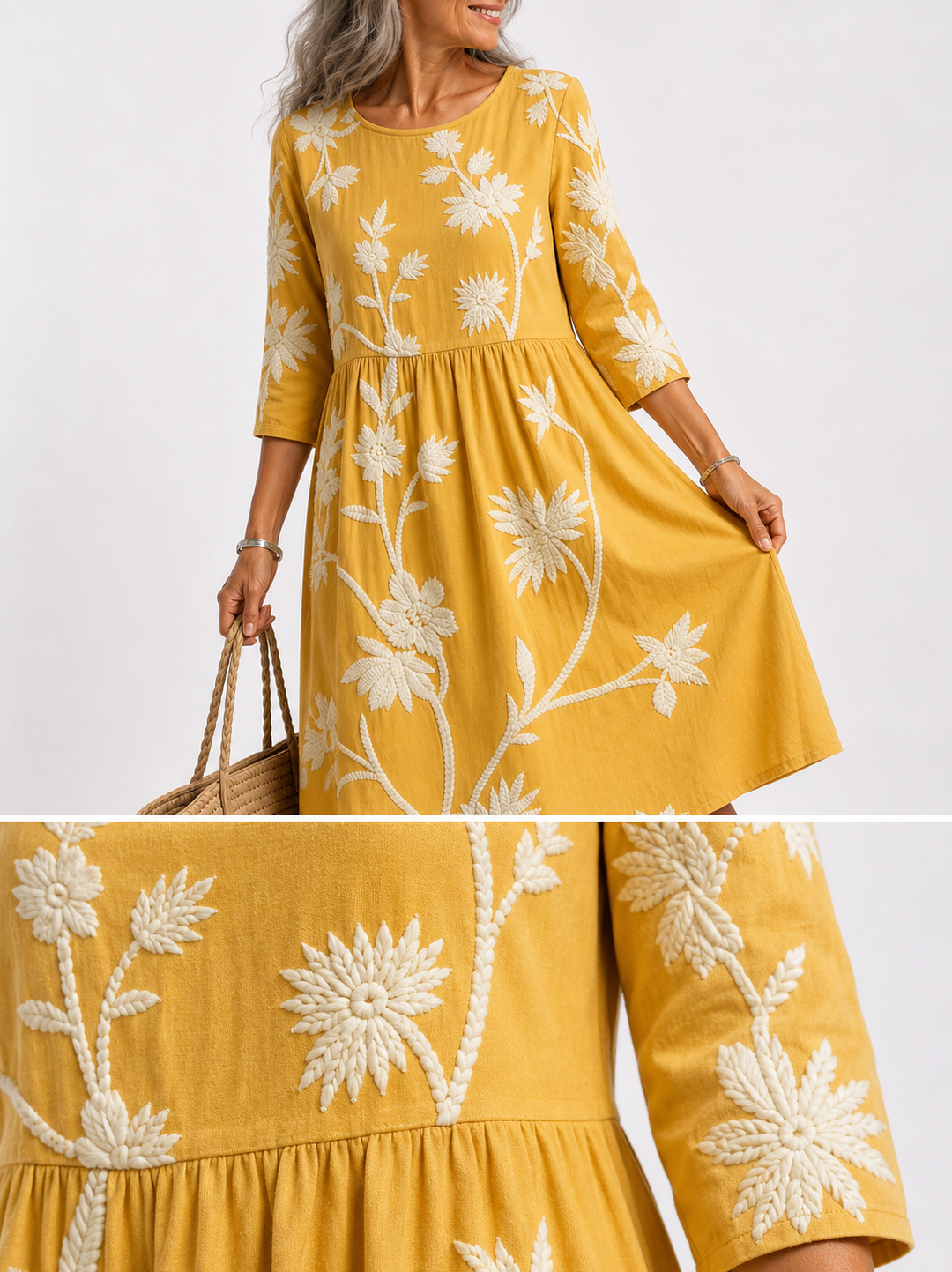 Lauren | Robe Florale Élégante