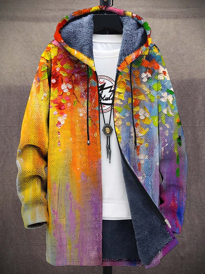 Delia | Cardigan à Capuche Artistique