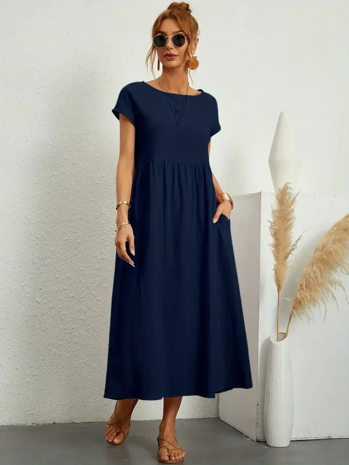 Gabriela | Robe midi fluide d&