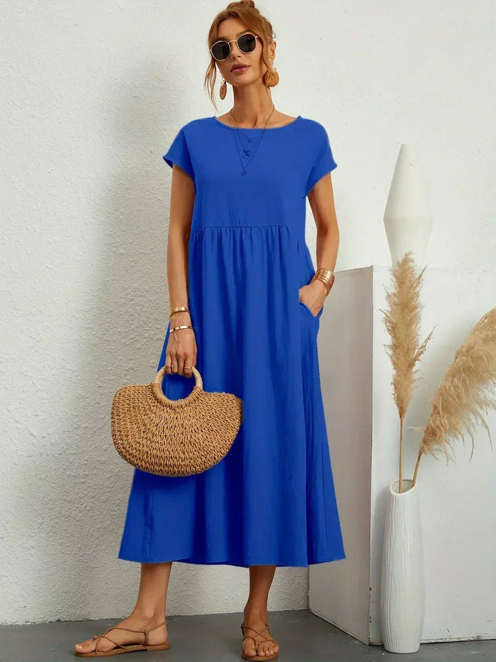 Gabriela | Robe midi fluide d&