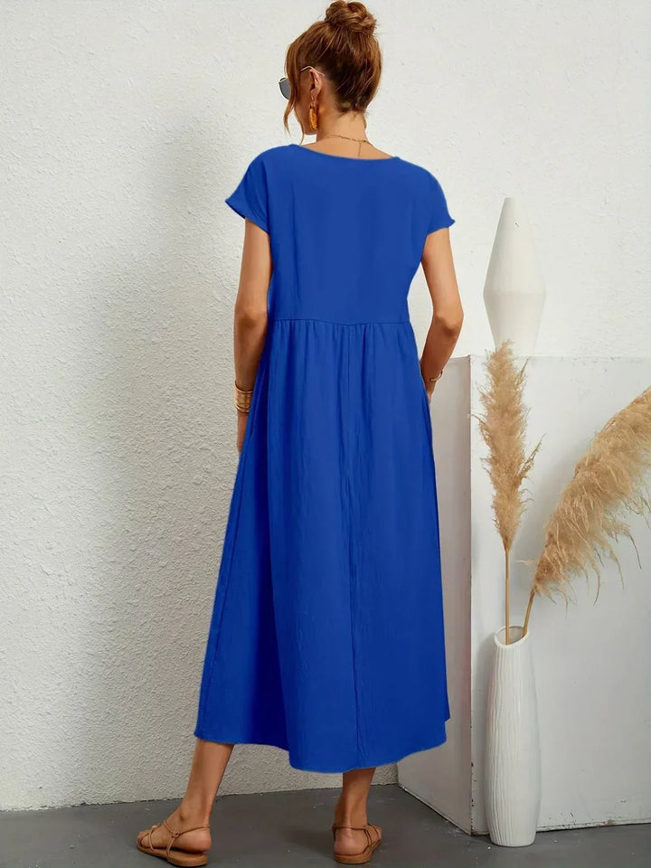 Gabriela | Robe midi fluide d&