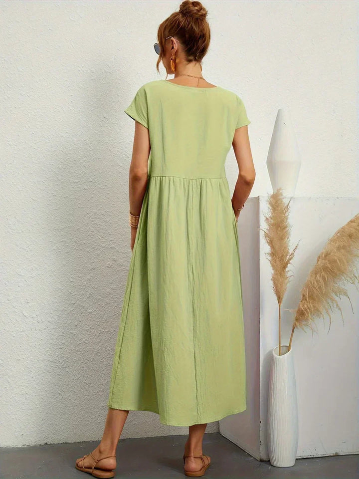 Gabriela | Robe midi fluide d&