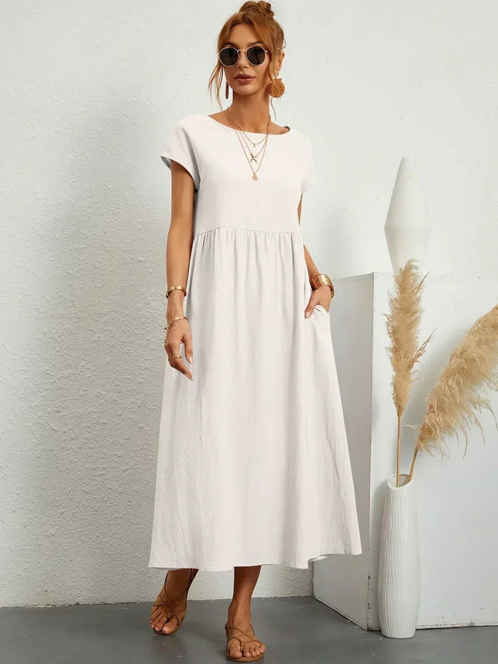 Gabriela | Robe midi fluide d&