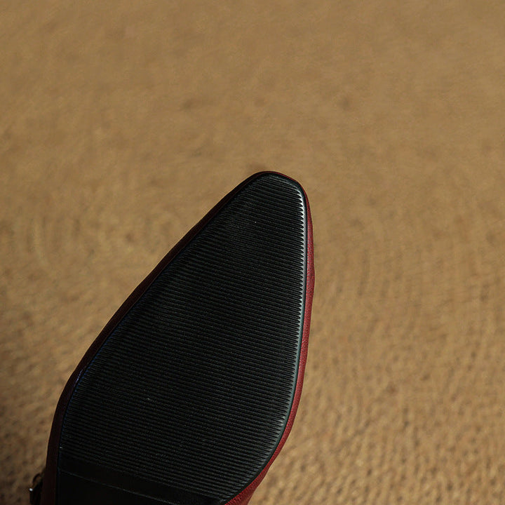 Thea | Mules en Cuir Véritable