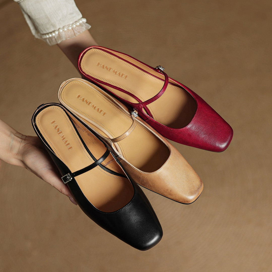 Mules en Cuir Meyra