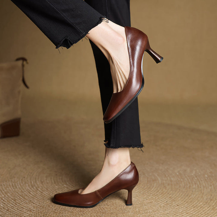 Escarpins en cuir Elviera