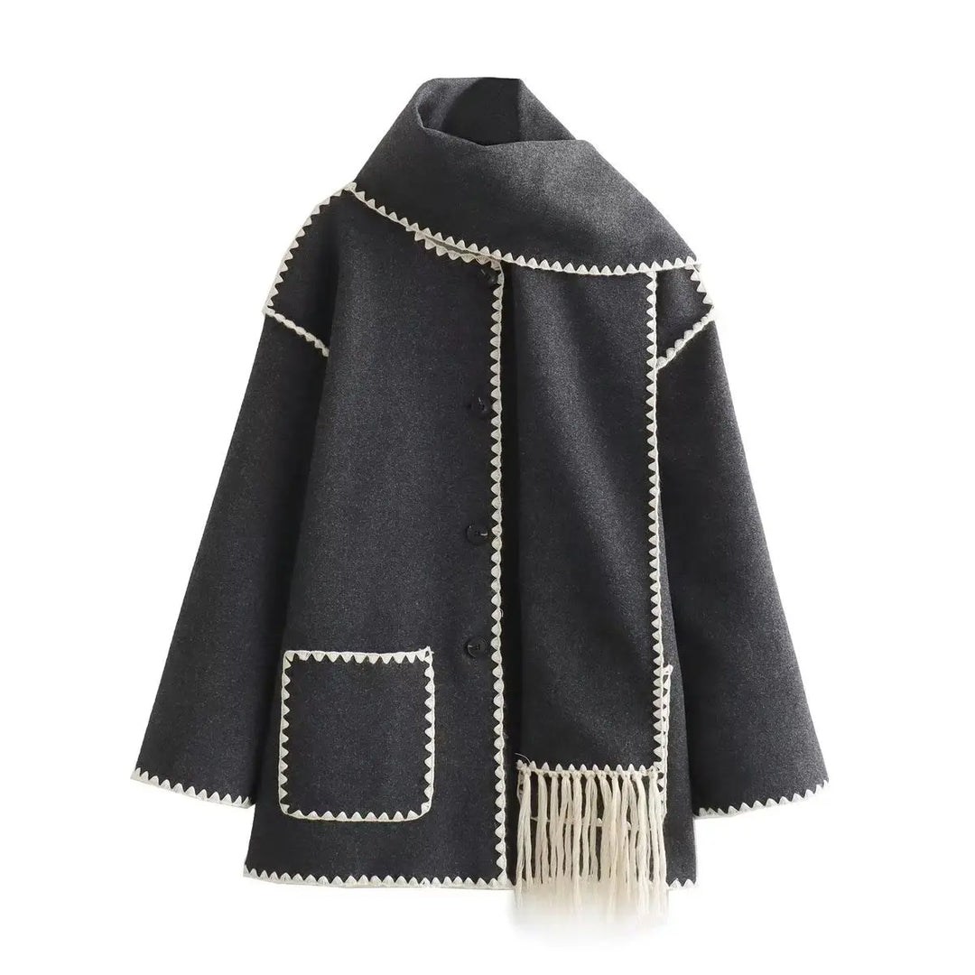 Olivia - Manteau Français de créateur Haut de gamme