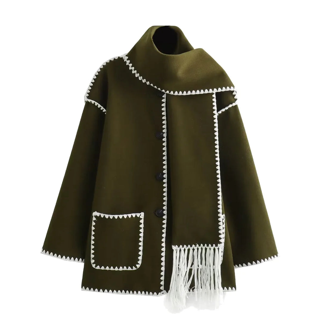 Olivia - Manteau Français de créateur Haut de gamme