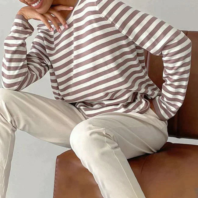 Grace - Chemise Rayée Élégante
