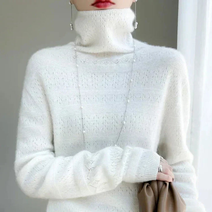 Aria - Pull Col Roulé Haut de gamme Doux