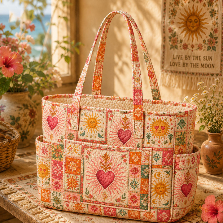 Romane | Sac cabas matelassé à la plage estivale
