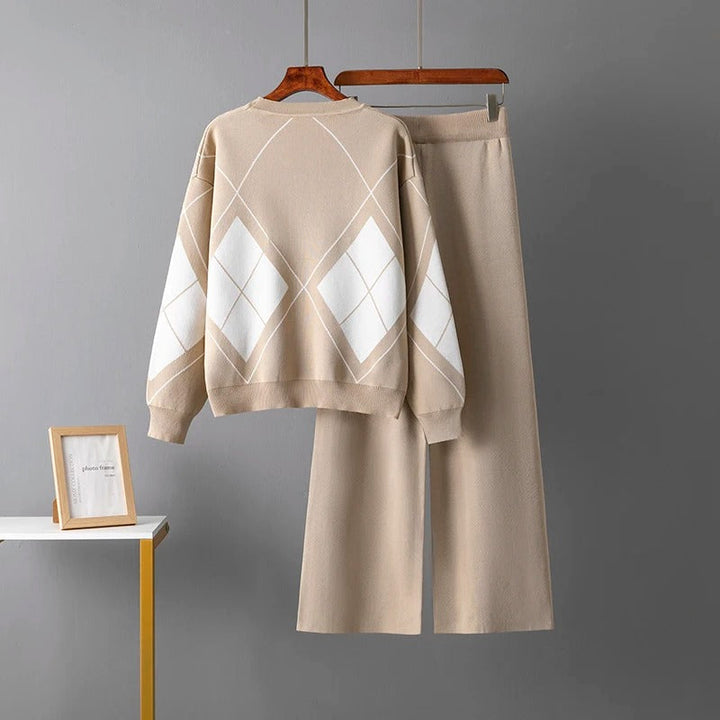 Lily - Ensemble de Pull Chaud en Deux Pièces