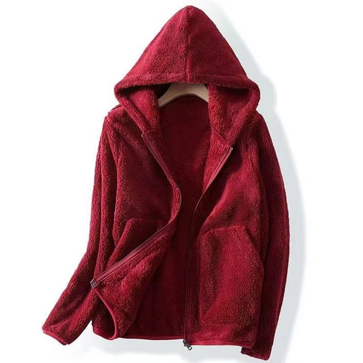 Avery - Sweat-shirt en polaire corail super doux