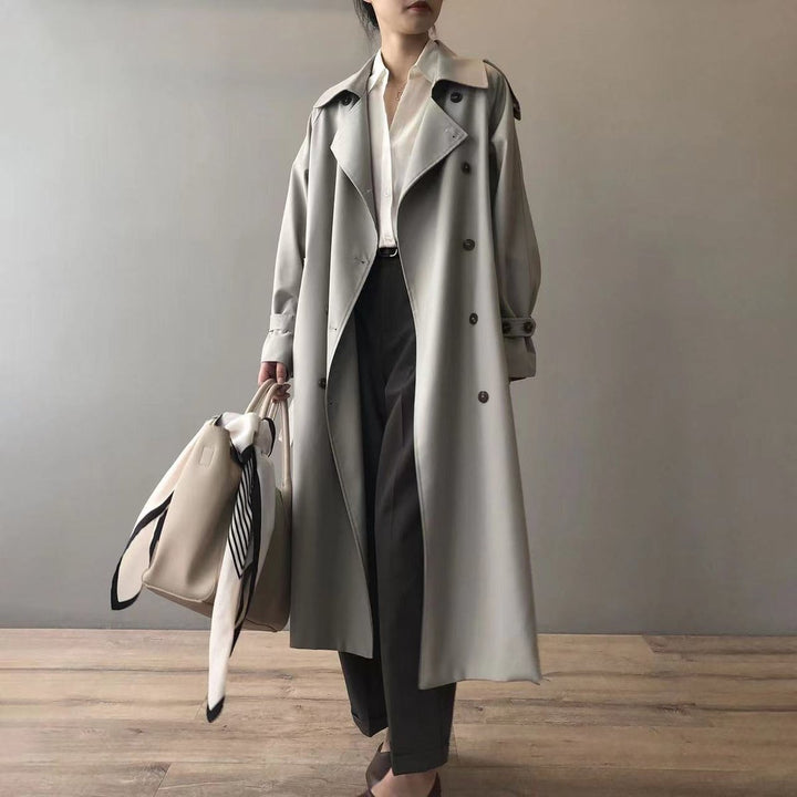 Amarante | Trench long oversize croisé