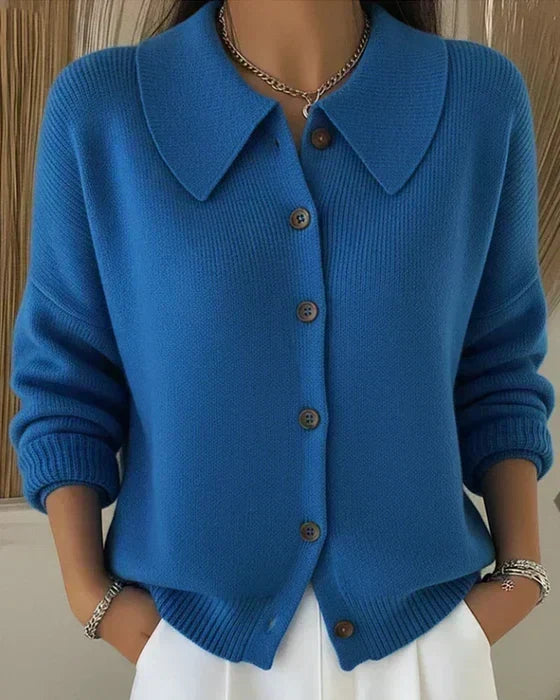 Velia | Cardigan à col Claudine
