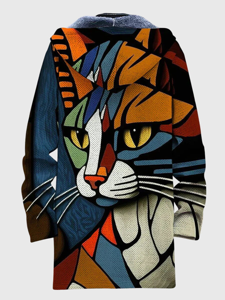 Anna - Veste avec impression artistique