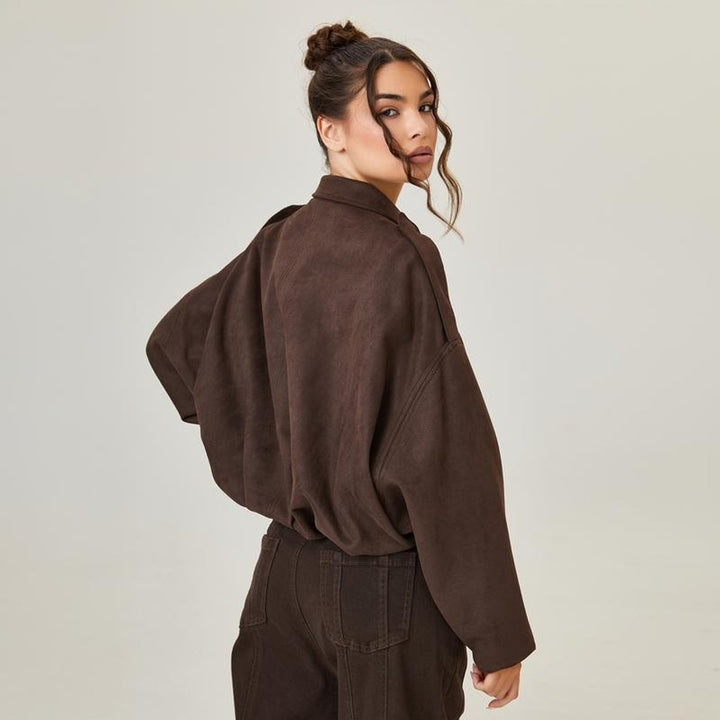 Calliope | Blouson oversize à épaulettes
