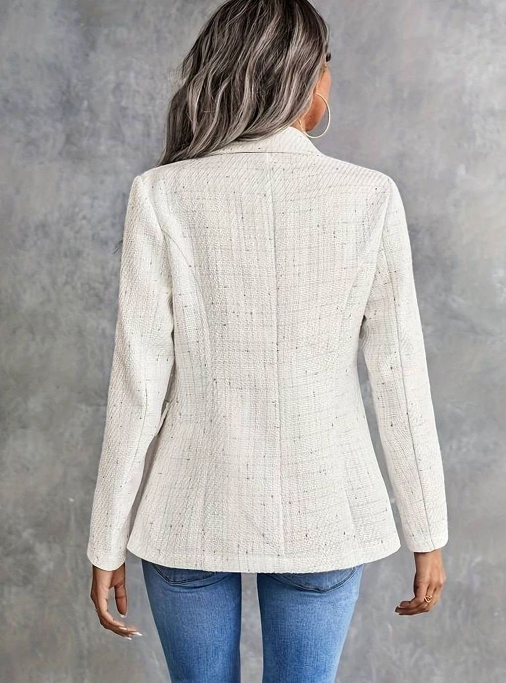 Cordélia | Blazer croisé effet tweed