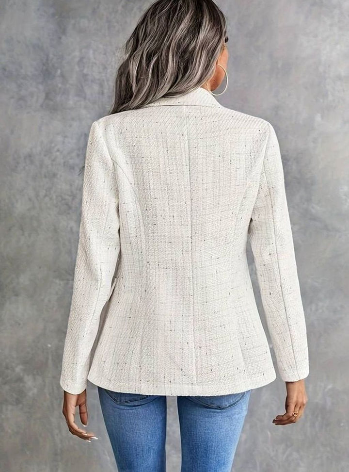 Cordélia | Blazer croisé effet tweed