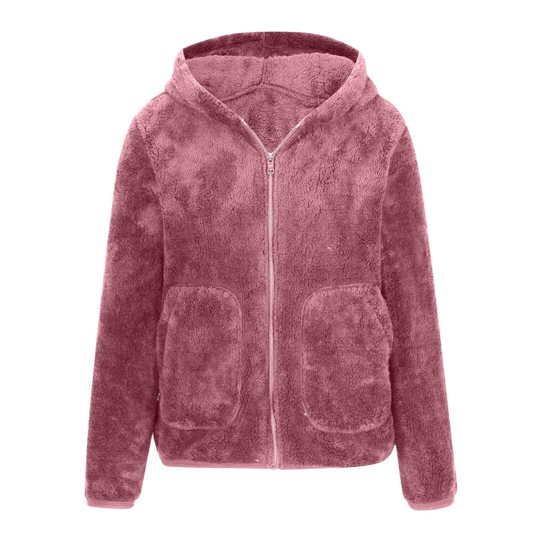 Avery - Sweat-shirt en polaire corail super doux