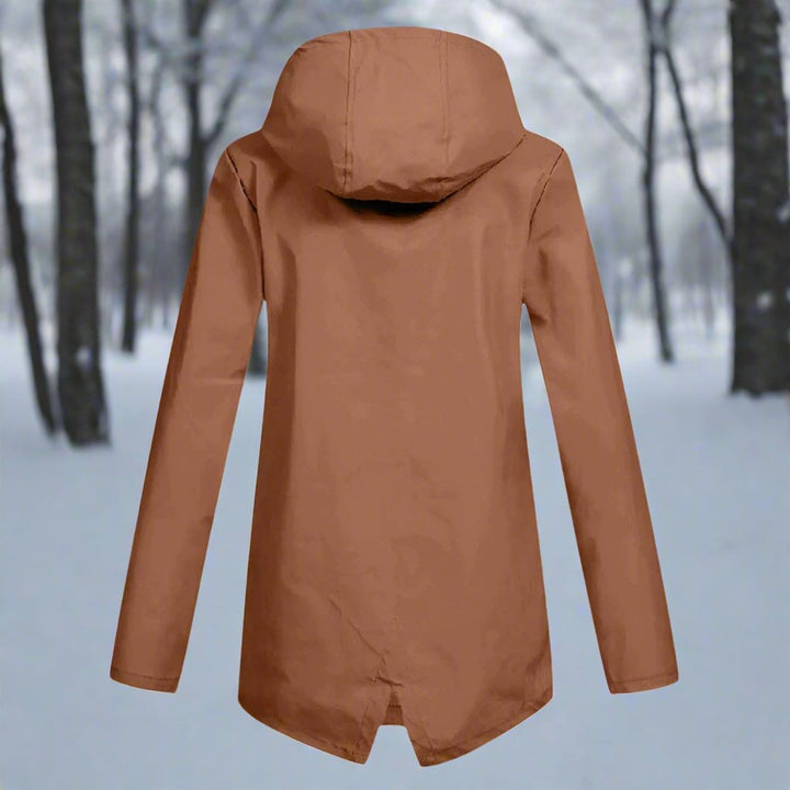 Fabiola | Veste mi-longue zippée à capuche