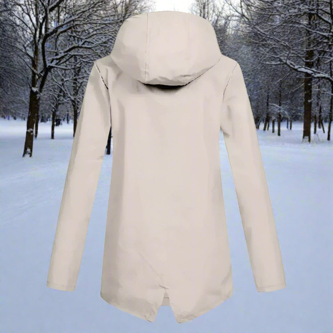 Fabiola | Veste mi-longue zippée à capuche