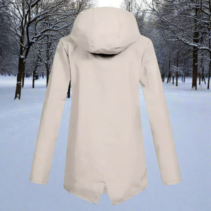 Fabiola | Veste mi-longue zippée à capuche