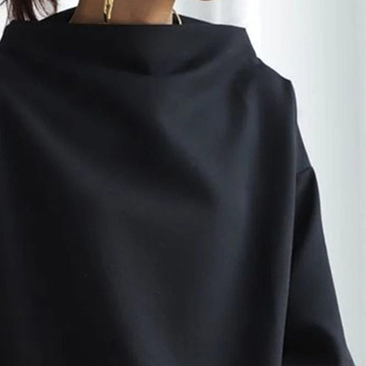 Gertrude | Haut ample à col montant drapé