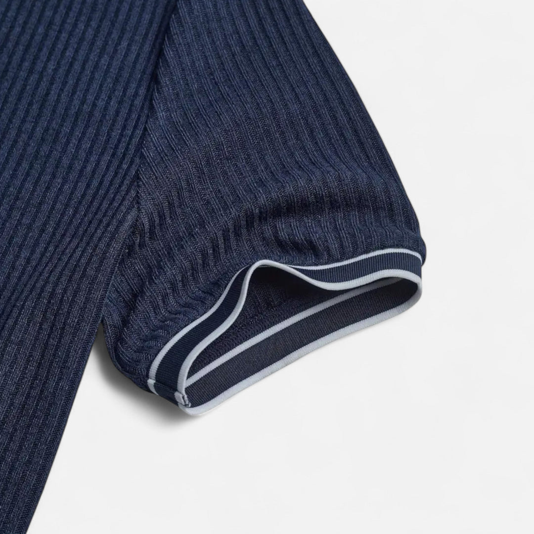 Men’s Summer Polo Shirt – Classic Knit Design