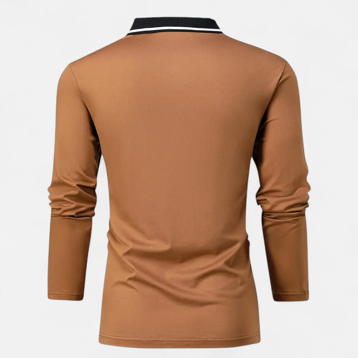 Men’s Casual Rugby Top – Timeless Autumn Layer