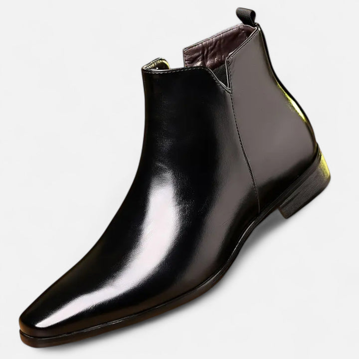 Men’s Vintage Leather Lace-Up Business Boots