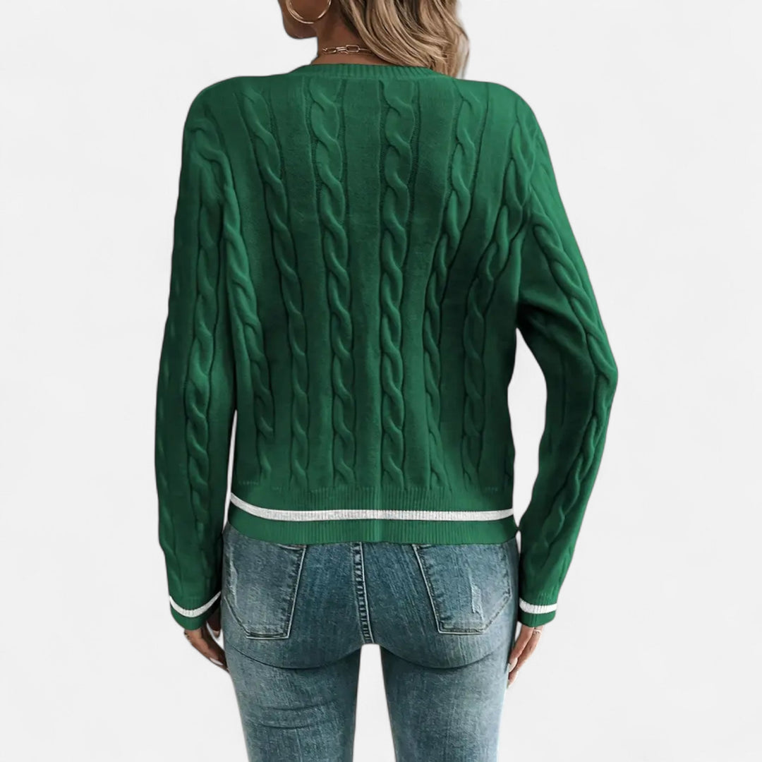 Women’s Elegant Long Sleeve Knit Cardigan