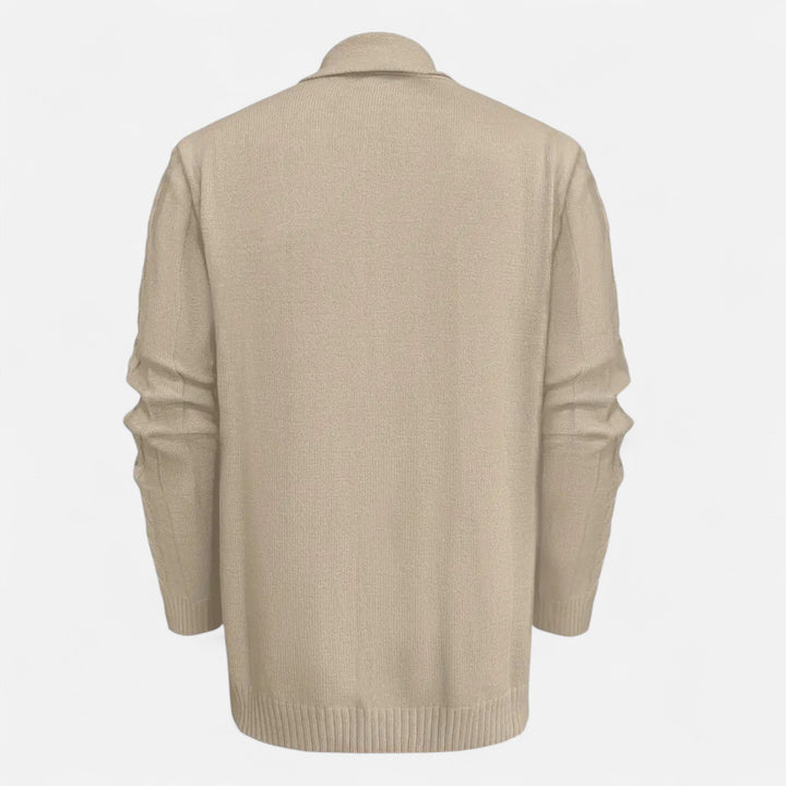Men’s Cable-Knit Cardigan – Autumn Heritage Style