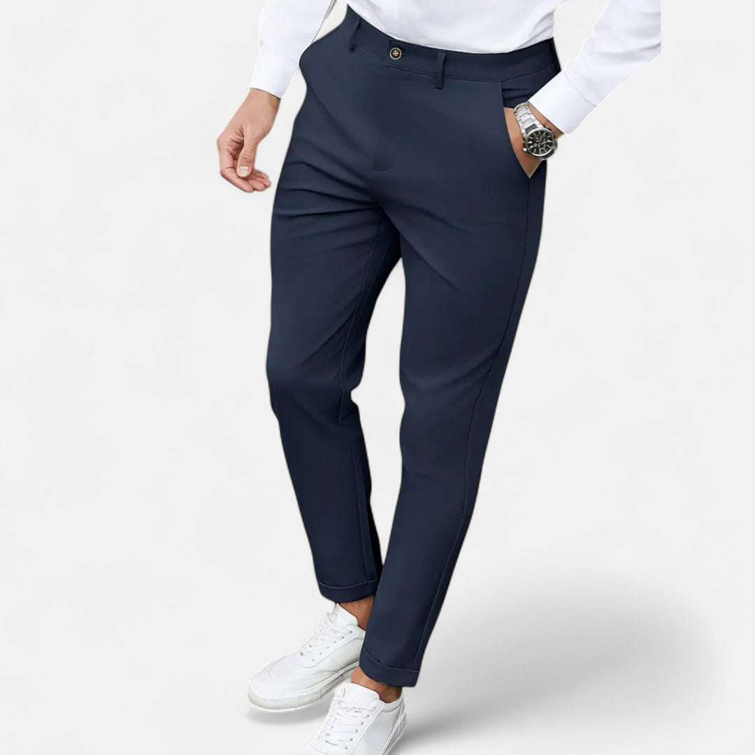 Men’s Straight-Leg Trousers – Timeless Design