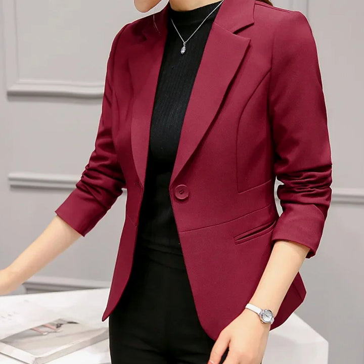 Isménie | Blazer cintré court à un bouton