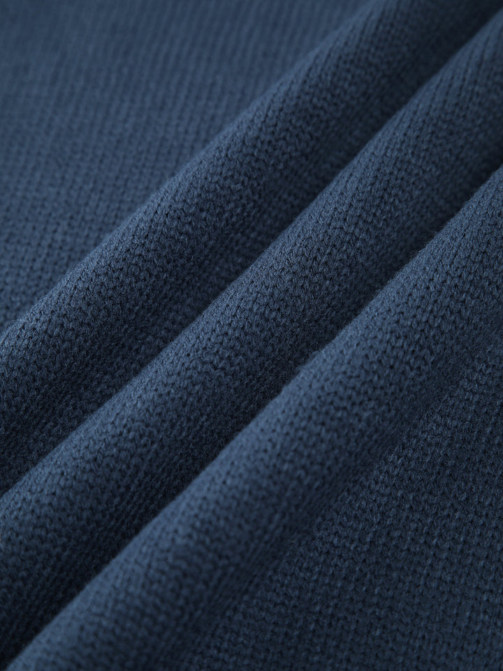 Pulchérie | Pull côtelé à col cheminée