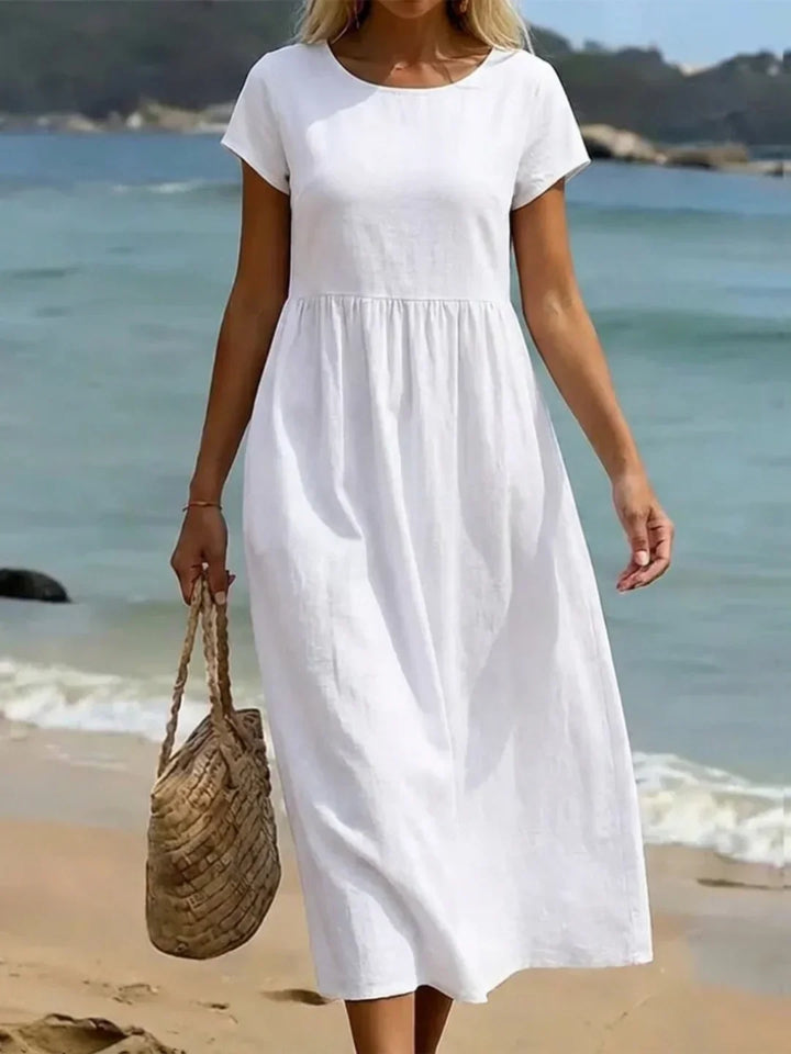 Gabriela | Robe midi fluide d&